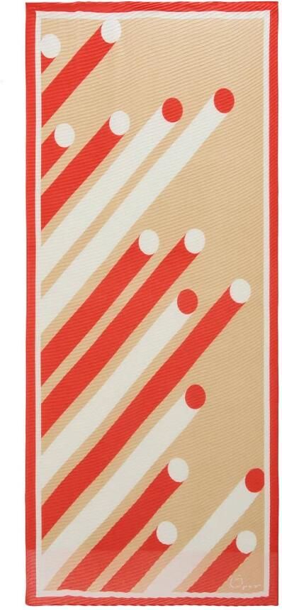 Opus Elegante Shawl met Aspirit Sjaal Red Dames - Foto 4