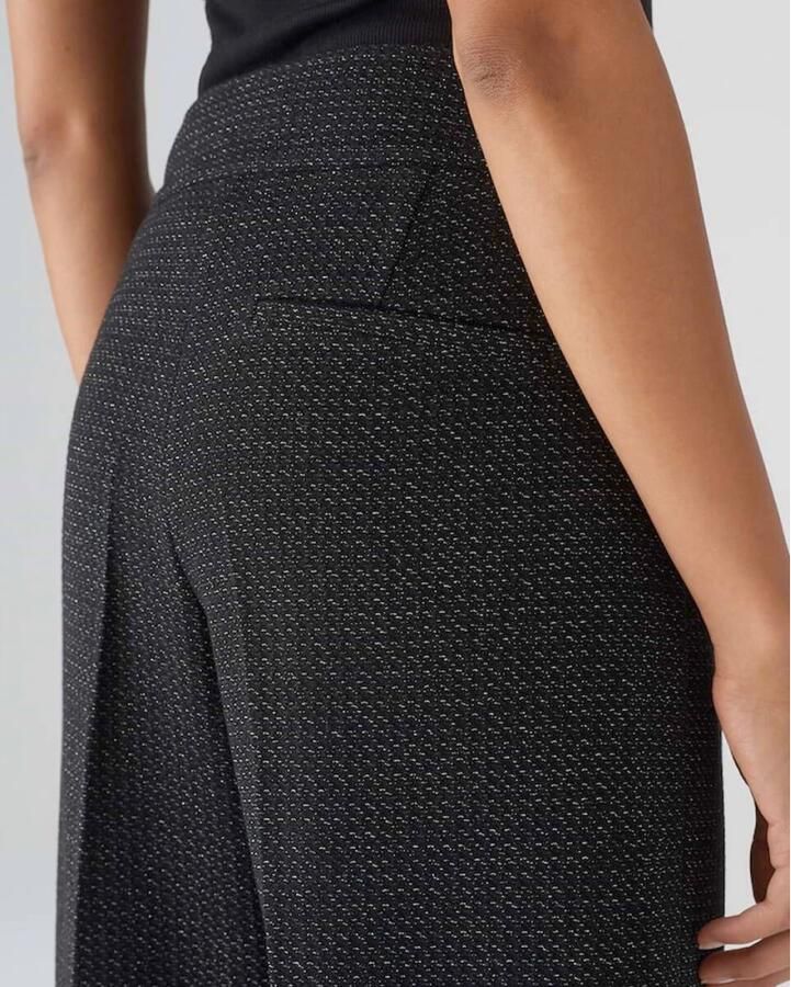 Opus Regular fit culotte met persplooien model 'Misha festive' - Foto 2