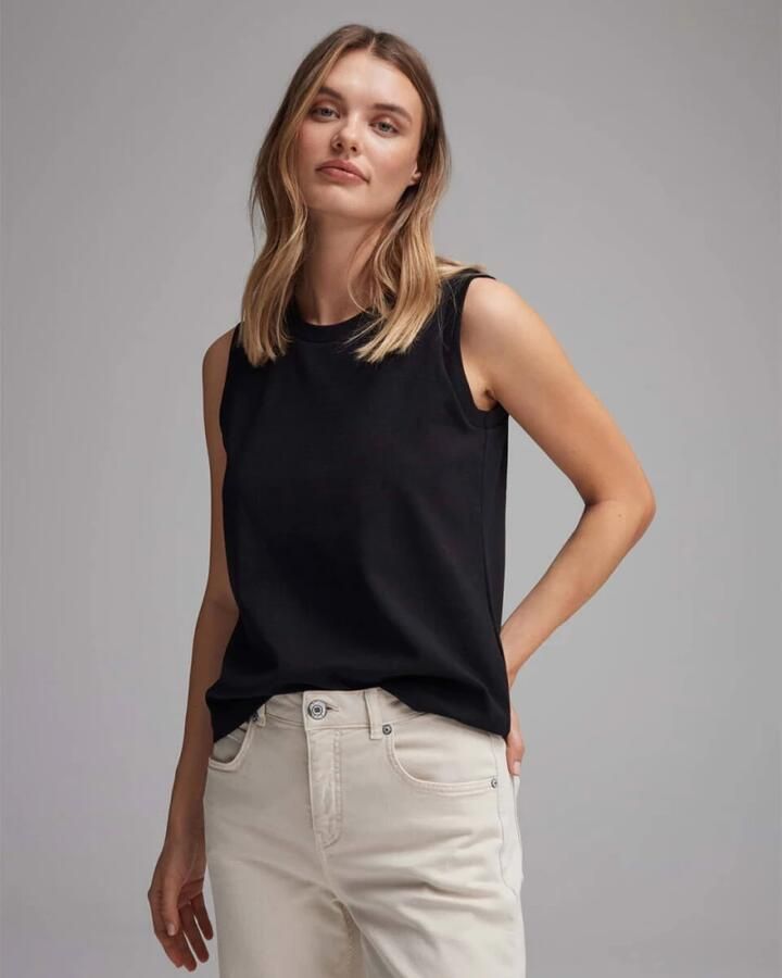 Opus Tanktop met ronde hals model 'llayda' - Foto 2