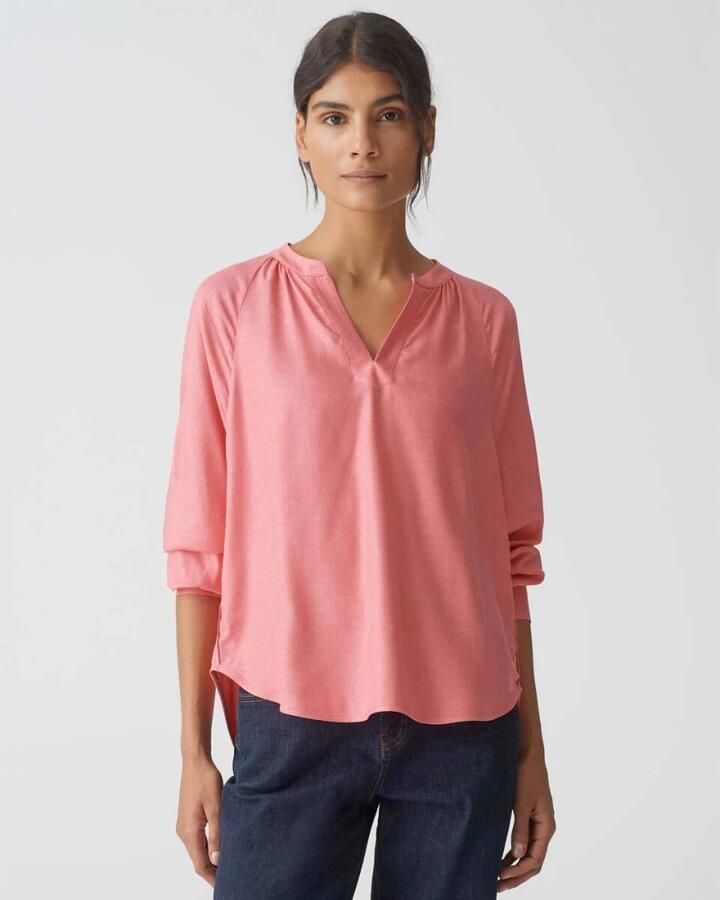Opus Lange Mouw Blouse Felia Red Dames - Foto 3