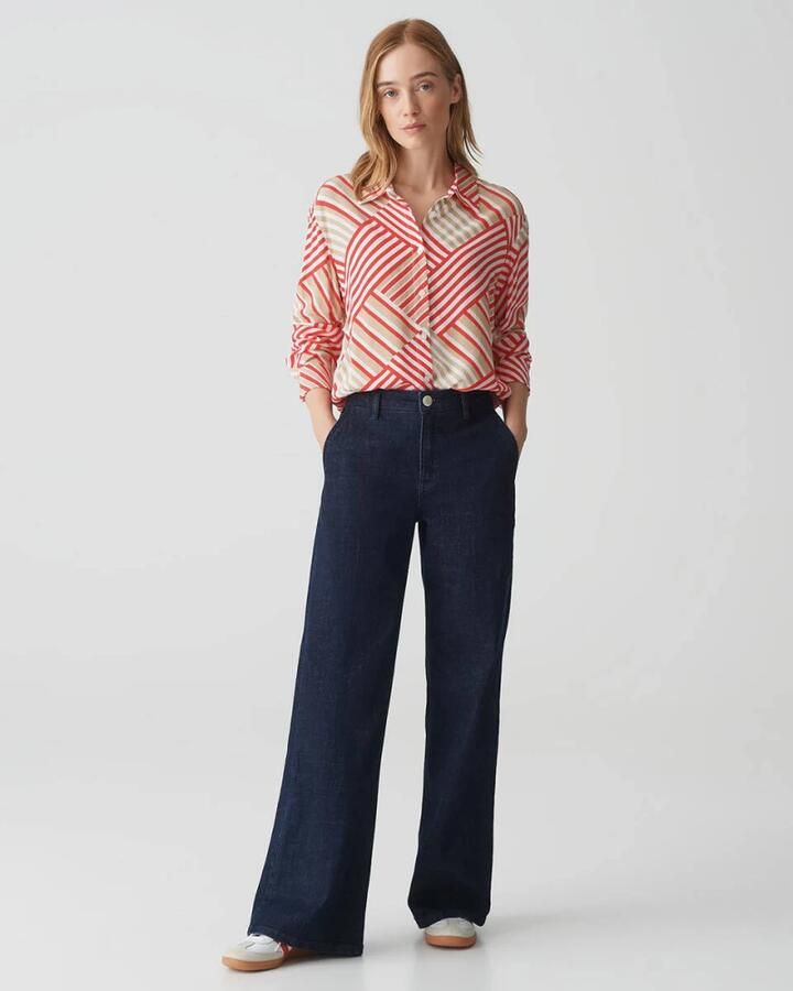 Opus Lange Mouw Blouse Filona Multicolor Dames - Foto 2