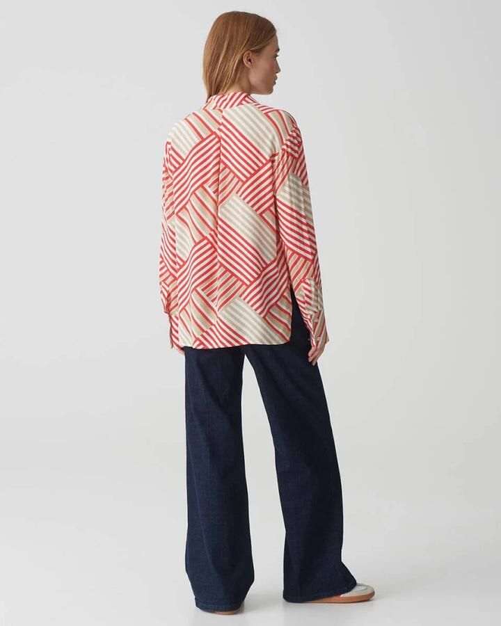 Opus Lange Mouw Blouse Filona Multicolor Dames - Foto 4
