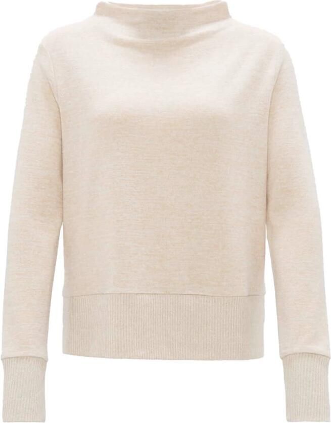 Opus Lange mouw top met Somelana Beige Dames