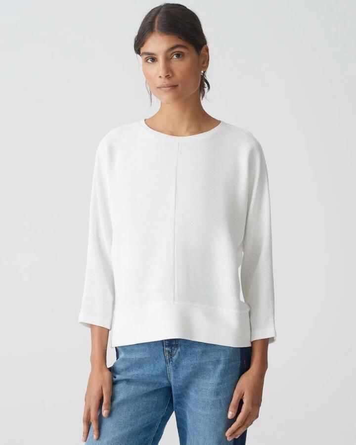 Opus Sweatshirt met structuurmotief model 'Sinni'