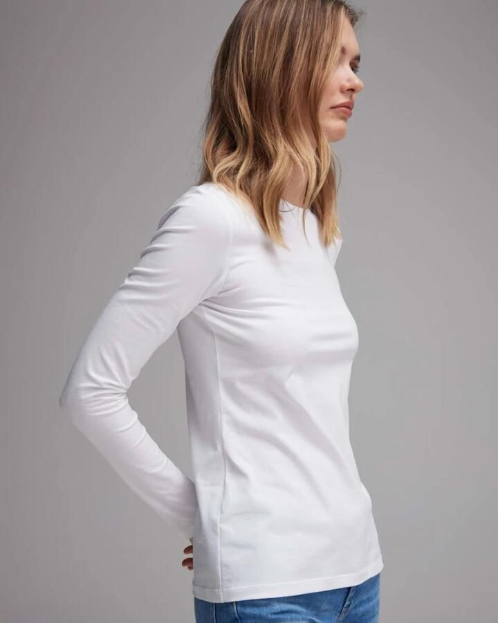 OPUS Shirt met lange mouwen Smilla in clean basic model - Foto 3