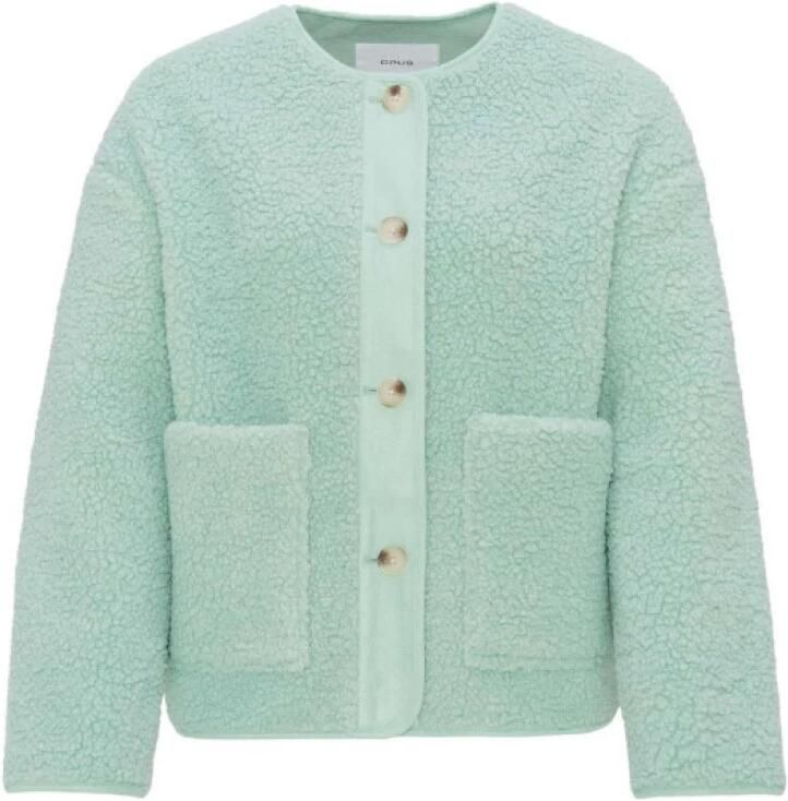 Opus Mintgroene Blazer Korte Jas Green Dames