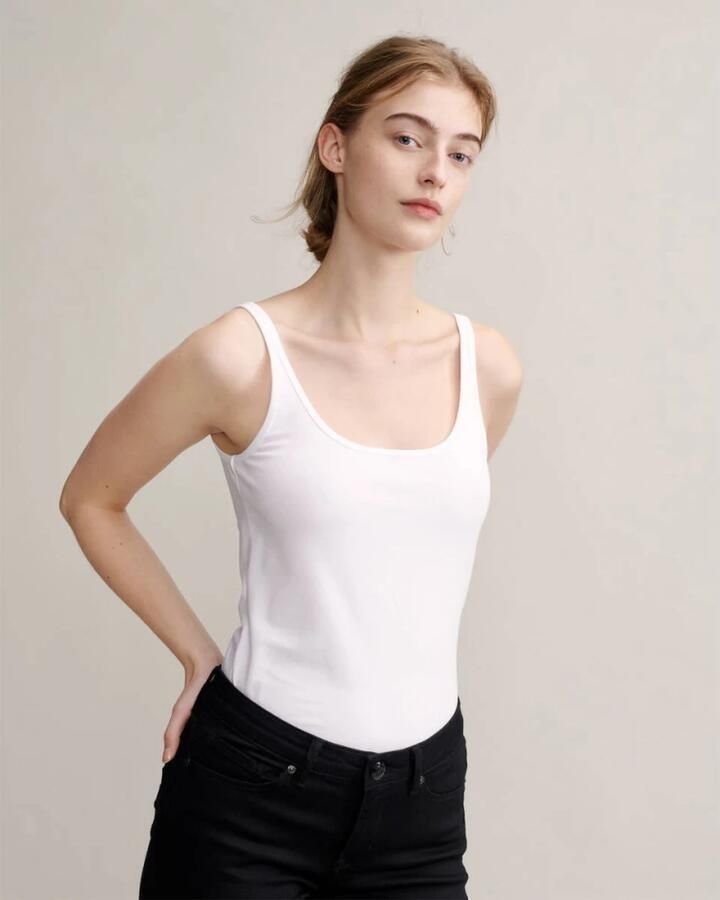 Opus Tanktop met doorgestikte naden model 'DAILY' - Foto 2