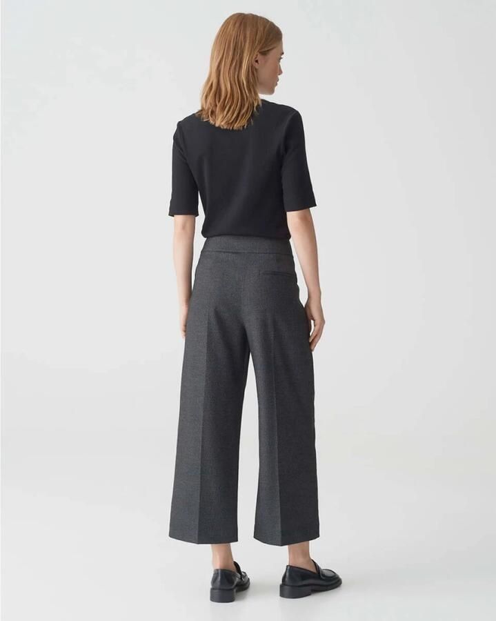 Opus Regular fit stoffen broek met verkort model 'Misha' - Foto 3
