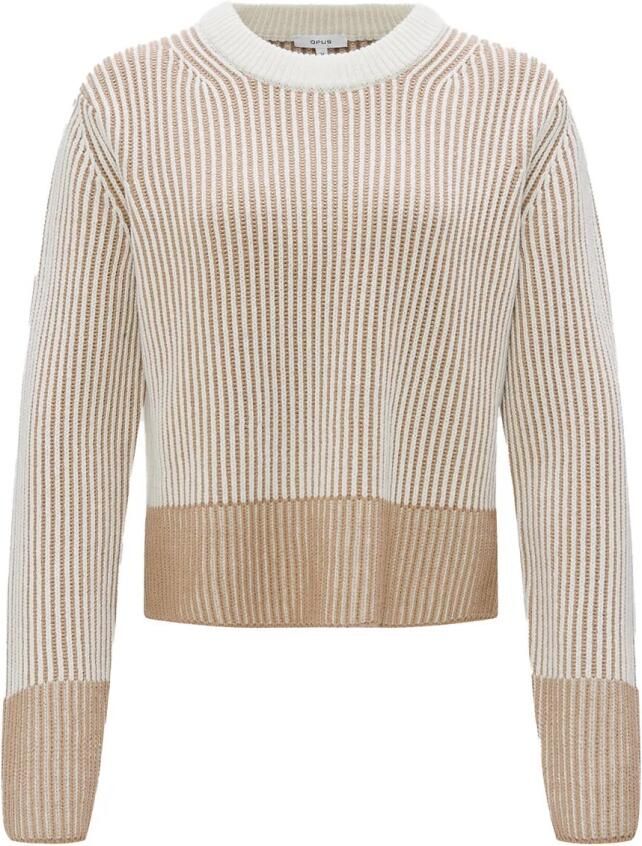 Opus Stijlvolle Pullover met Pagula Detail Multicolor Dames