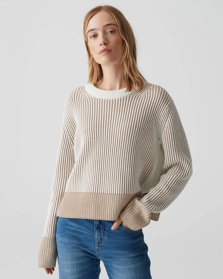 Opus Stijlvolle Pullover met Pagula Detail Multicolor Dames - Foto 2