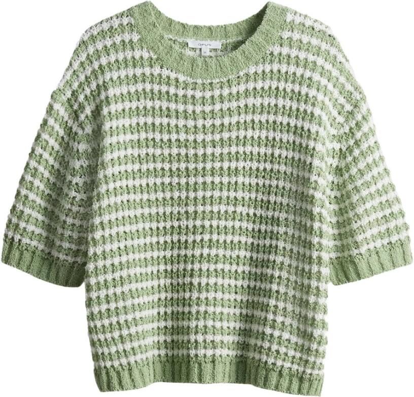 Opus Stijlvolle Pullover met Palvadora Detail Green Dames - Foto 4