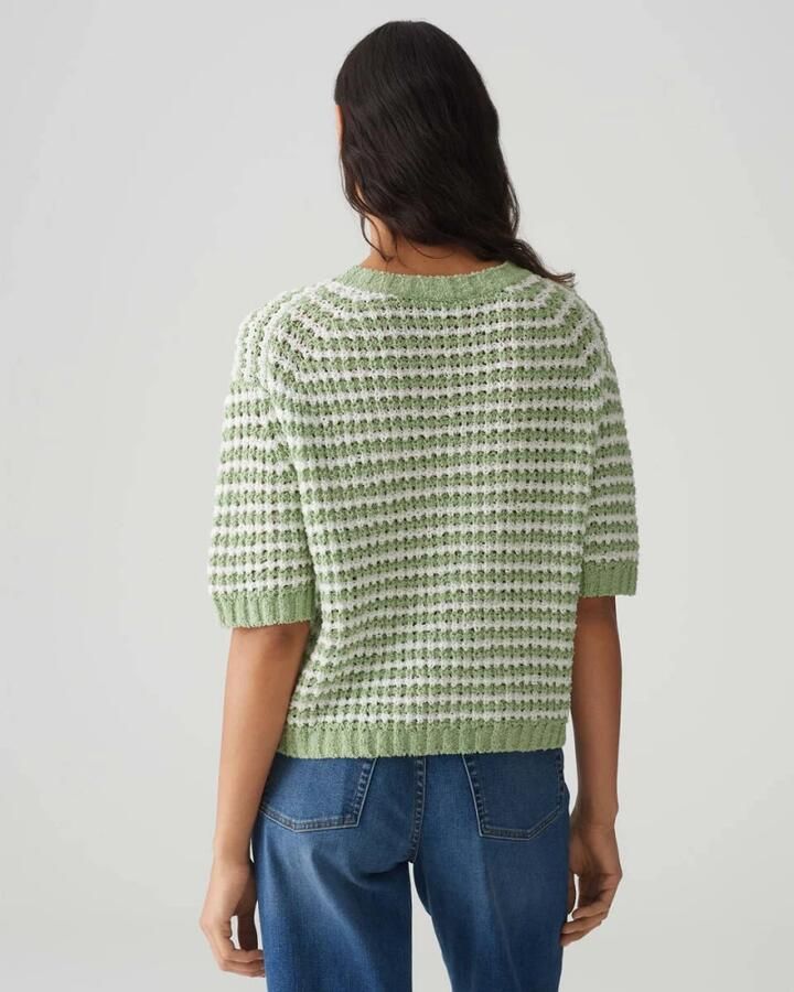 Opus Stijlvolle Pullover met Palvadora Detail Green Dames - Foto 2