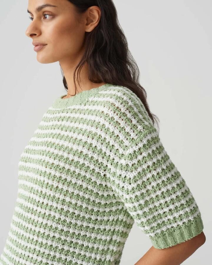 Opus Stijlvolle Pullover met Palvadora Detail Green Dames - Foto 3