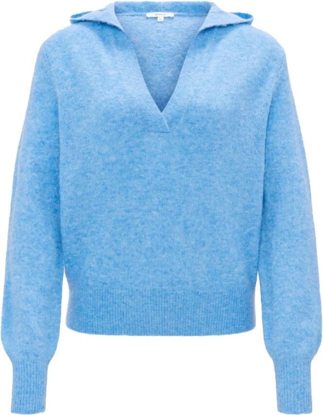 Opus Stijlvolle Pullover met Pasunna Detail Blue Dames