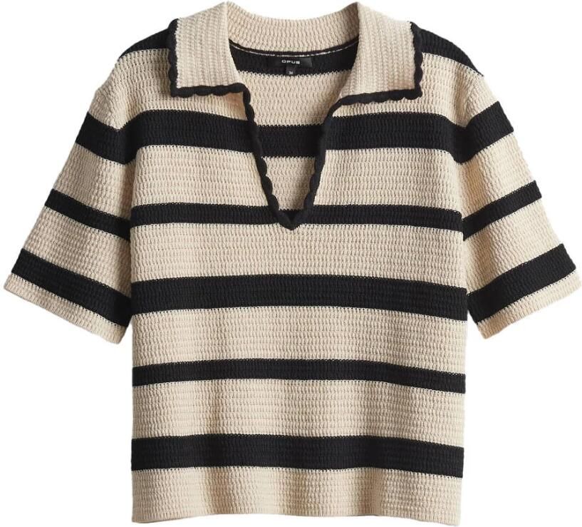 Opus Stijlvolle Pullover met Pertiny Detail Black Dames - Foto 4