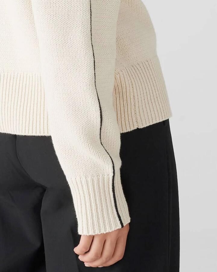 Opus Gebreide pullover met extra brede schouders model 'Parto' - Foto 3