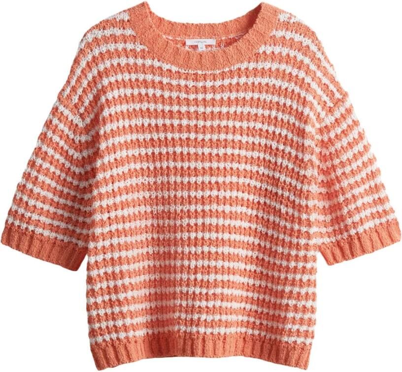 Opus Gebreide pullover met ribboorden model 'Palvadora' - Foto 4