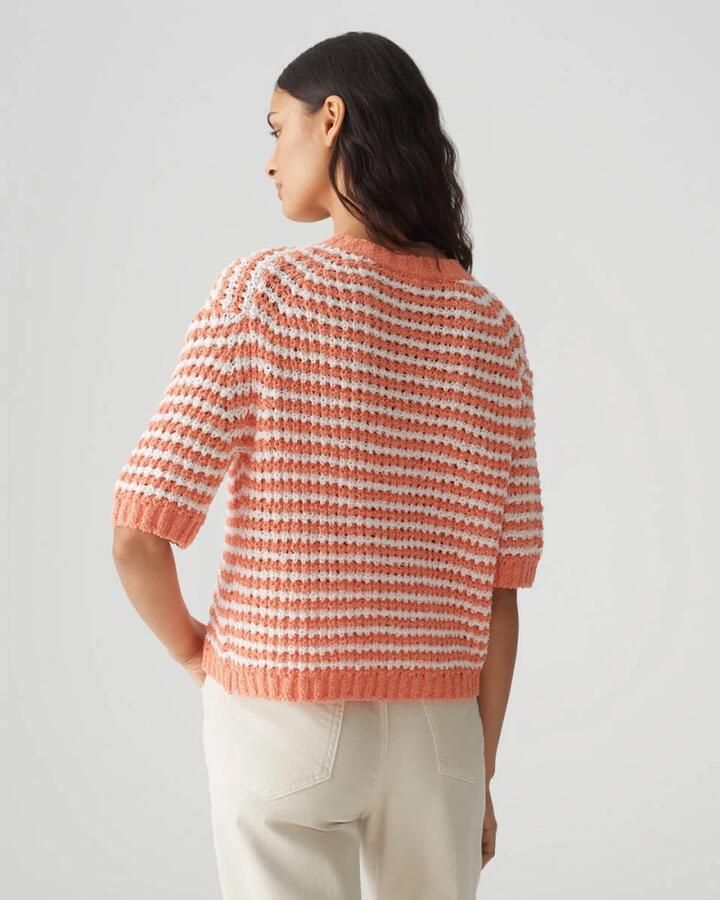 Opus Gebreide pullover met ribboorden model 'Palvadora' - Foto 3