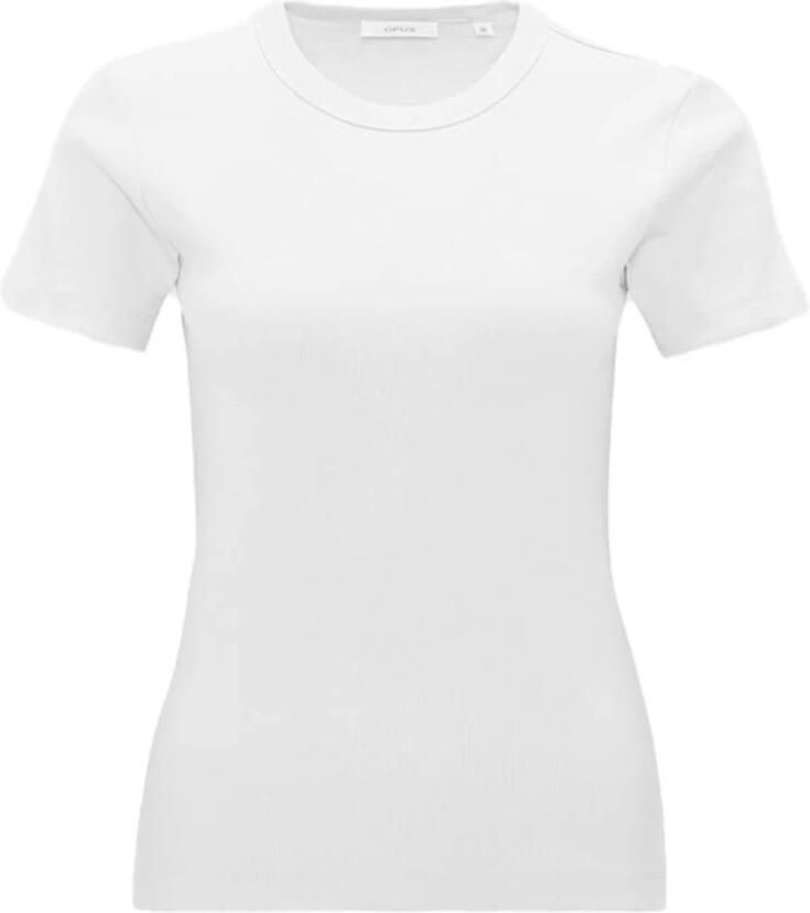 Opus Stijlvolle Samuna T-shirt White Dames - Foto 4