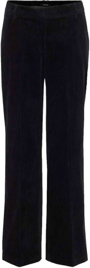 Opus Wide fit corduroy broek van puur katoen model 'MAHLIA'