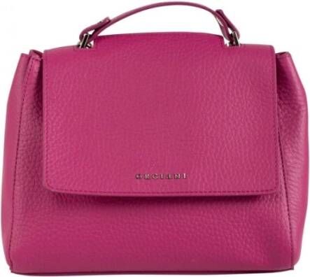 Orciani Handbags Oranje Handtas voor Vrouwen Purple Orange Dames