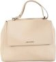 Orciani Middelgrote Sveva Soft Leren Schoudertas Beige Dames - Thumbnail 1