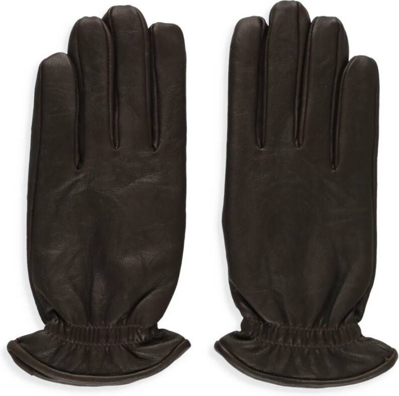 Orciani Gloves Brown Bruin Heren