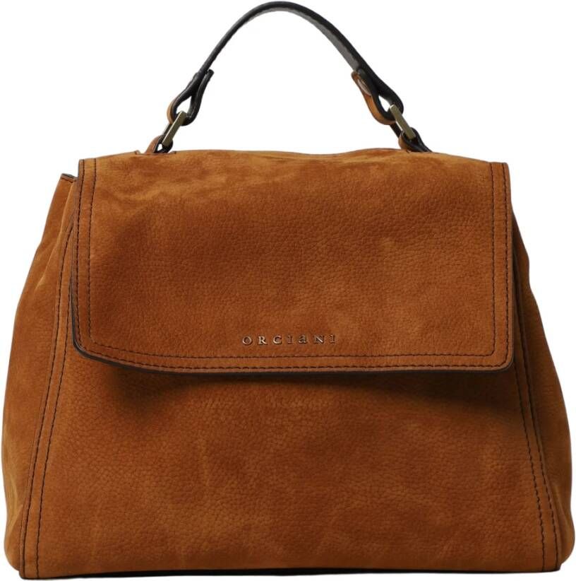 Orciani Kleine Nabucco Schoudertas Brown Dames