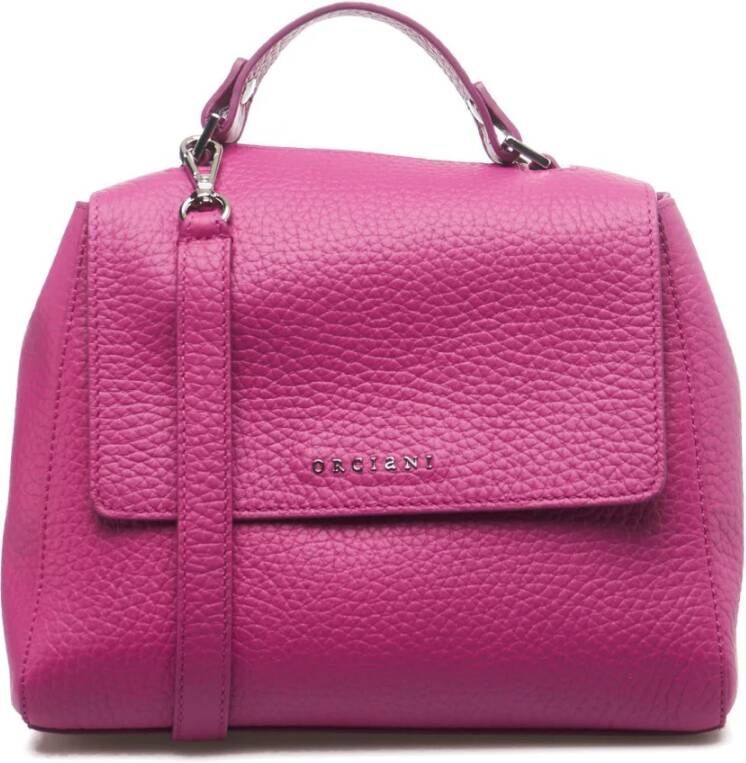Orciani Handbags Oranje Handtas voor Vrouwen Purple Orange Dames