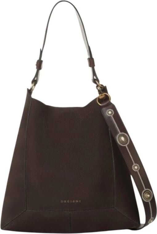 Orciani Shoulder Bags Bruin Dames