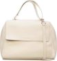 Orciani Middelgrote Sveva Soft Leren Schoudertas Beige Dames - Thumbnail 7