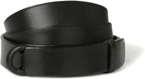 Orciani Bull Leren NoBucke Riem Black Dames - Foto 2