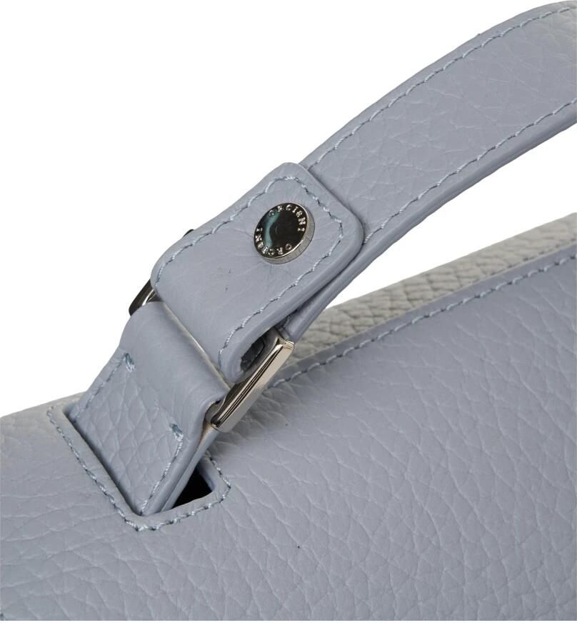 Orciani Blauwe Leren Handtas Sveva Soft Blue Dames - Foto 2