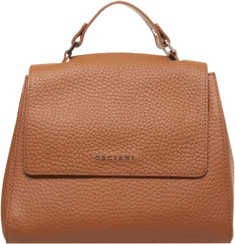 Orciani Crossbody bags Brown Sveva Soft' Leather Handbag in bruin
