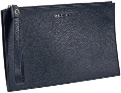Orciani Tas SU0119 MICRON LARGE POUCH-NAVY - Foto 2