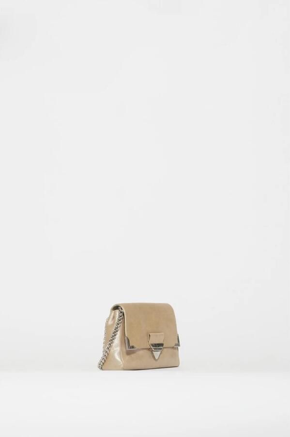 Orciani Stijlvolle Leren Tas Beige Dames - Foto 2