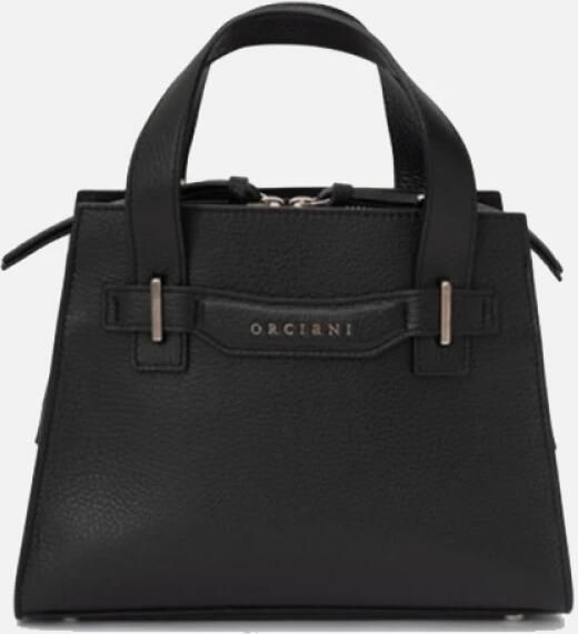 Orciani Stijlvolle Leren Tas Black Dames