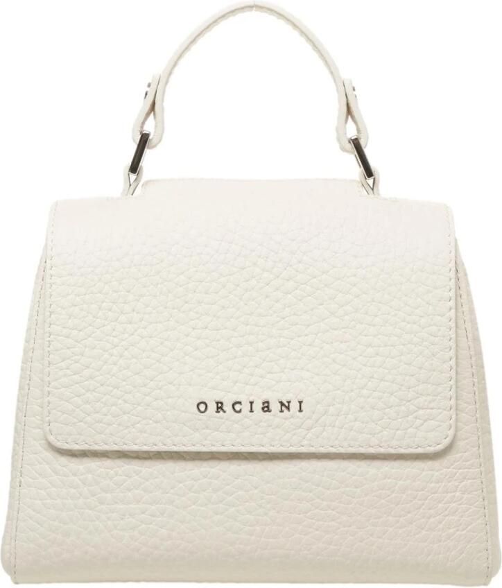 Orciani Witte leren handtas met afneembare band White Dames - Foto 3