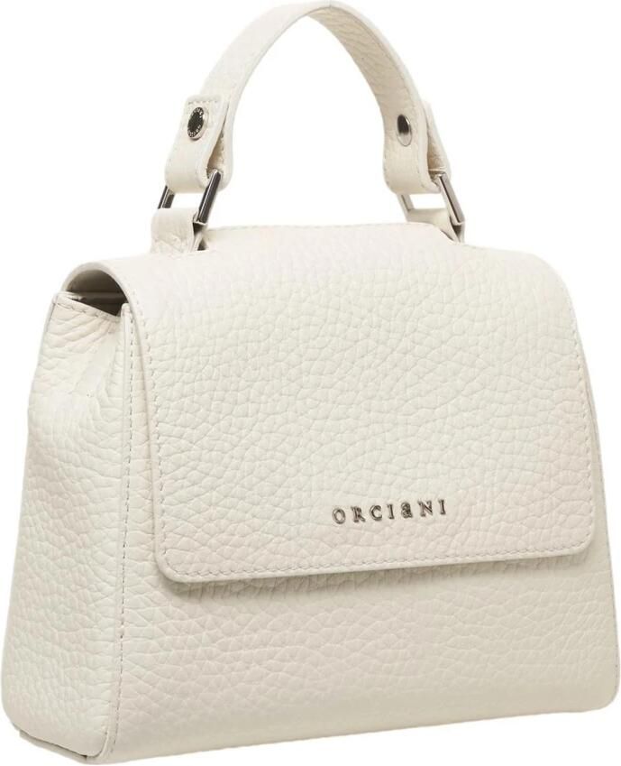 Orciani Witte leren handtas met afneembare band White Dames - Foto 4