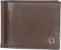 Orciani Chevrette card holder in leather with bi-fold design by Bruin Heren - Thumbnail 1