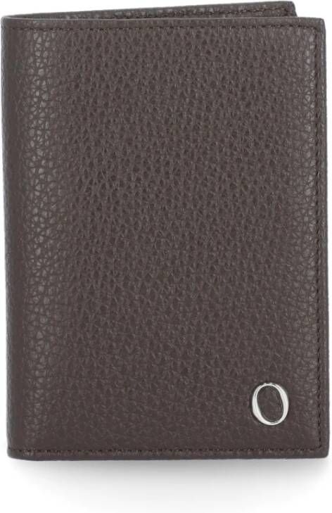 Orciani Portemonnee kaarthouder Grijs Heren