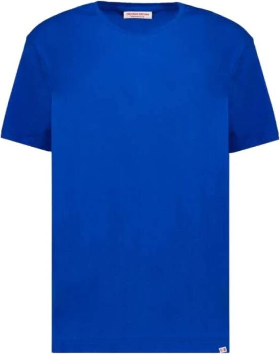 Orlebar Brown Ronde Hals Korte Mouw T-shirt Blue Heren