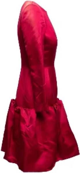 Oscar De La Renta Pre-owned Fabric dresses Rood Dames