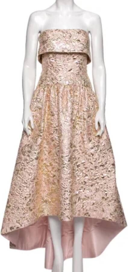 Oscar De La Renta Pre-owned Fabric dresses Roze Dames
