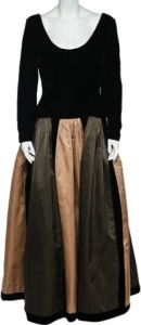 Oscar De La Renta Pre-owned Pre-owned Silk dresses Zwart Dames