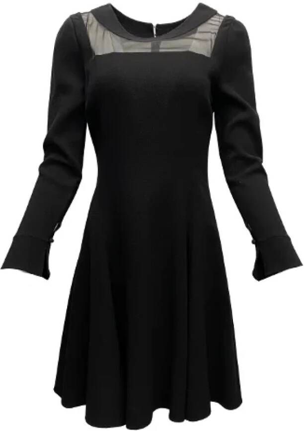 Oscar De La Renta Pre-owned Wool dresses Zwart Dames