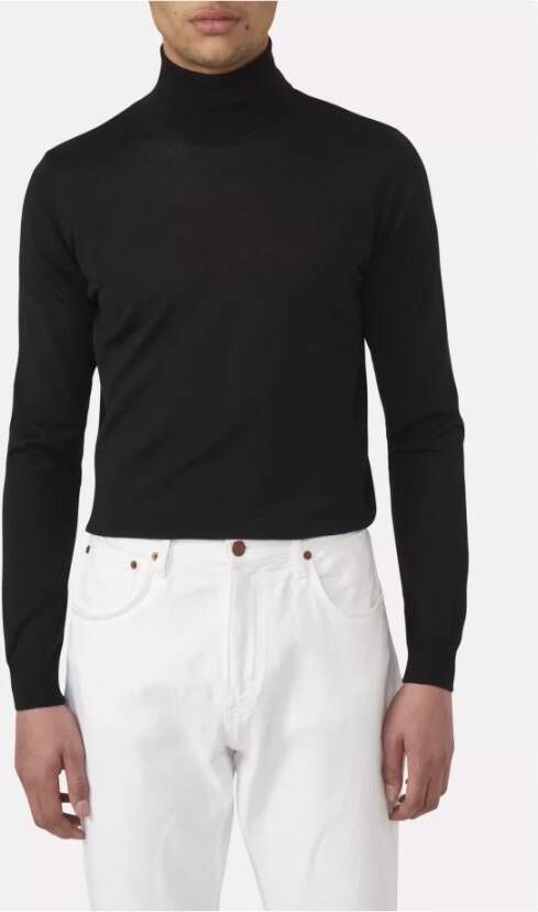 Oscar Jacobson Turtlenecks Zwart Heren