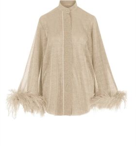 Oseree Blouses Beige Dames