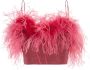 Oseree Donkerroze nylon blend top Stijlvol en comfortabel Roze Dames - Thumbnail 1