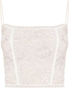 Oseree Lace top with underwires Beige Dames